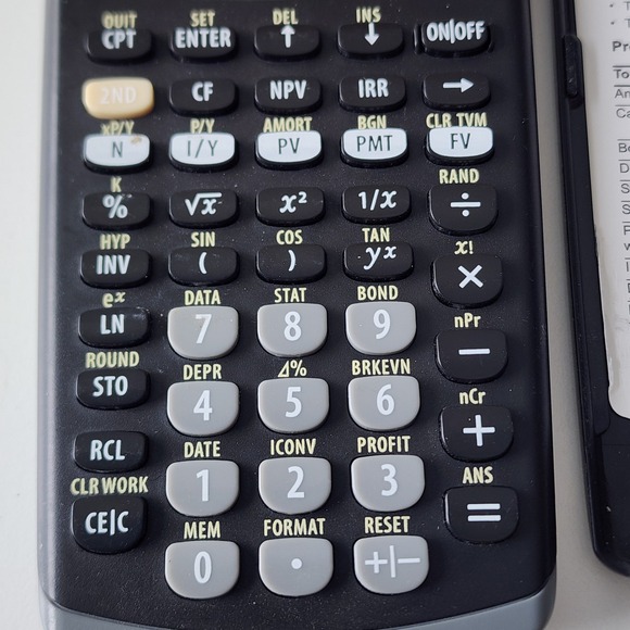Texas Instruments BA II Plus Financial Calculator Business Analyst With Case - Picture 2 of 12